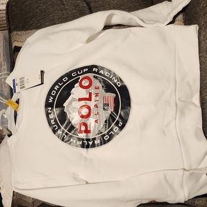 Ralph Lauren white pullover size 8 new never worn